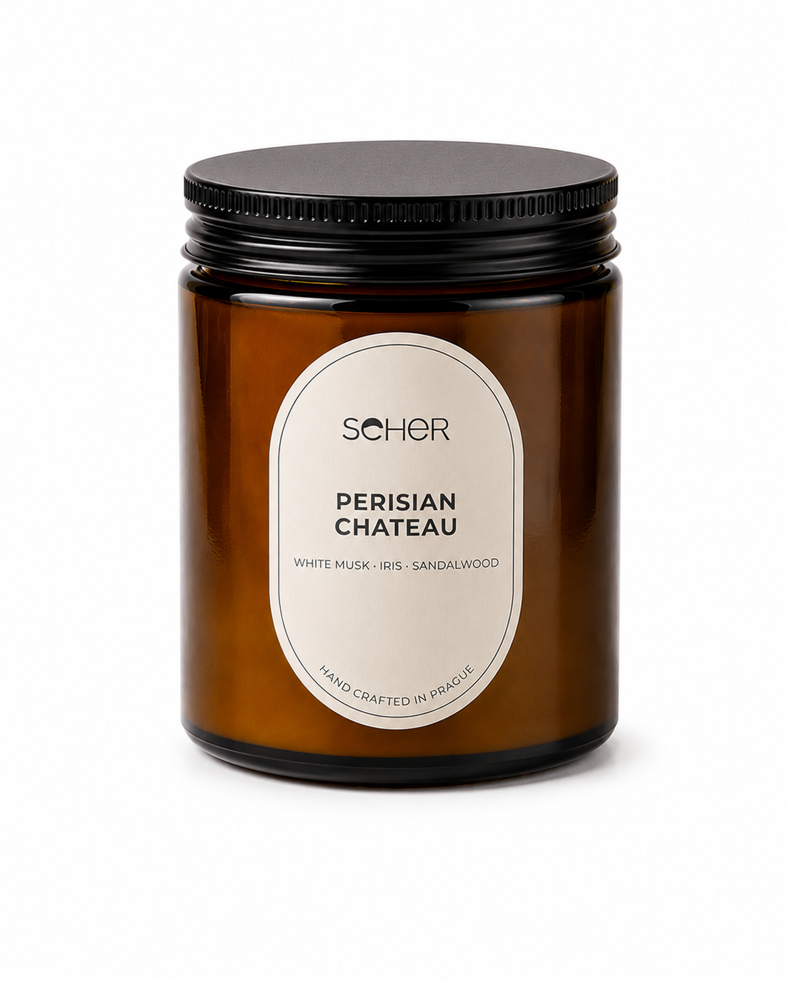 Seher Perisian Chateau candle with white musk, iris and sandalwood notes