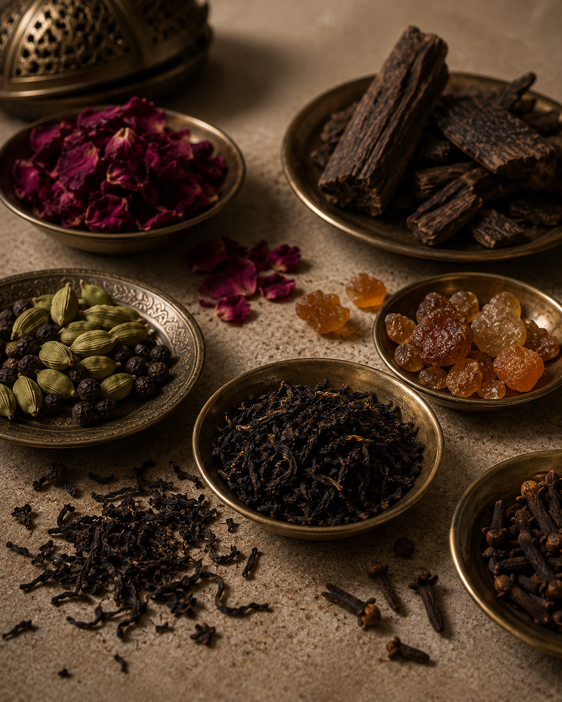 Seher Monsoon India luxury candle with black tea, wet earth and spice notes