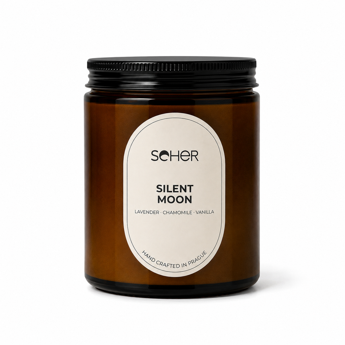Seher Silent Moon wellness candle with lavender, chamomile and clary sage