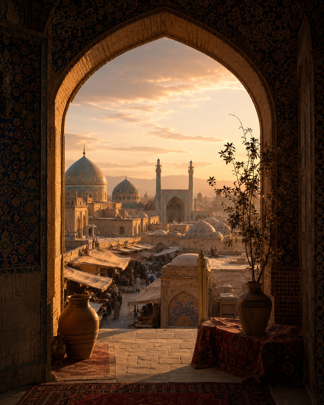 Luxury home fragrance candle inspired by Persia, handcrafted by Seher.